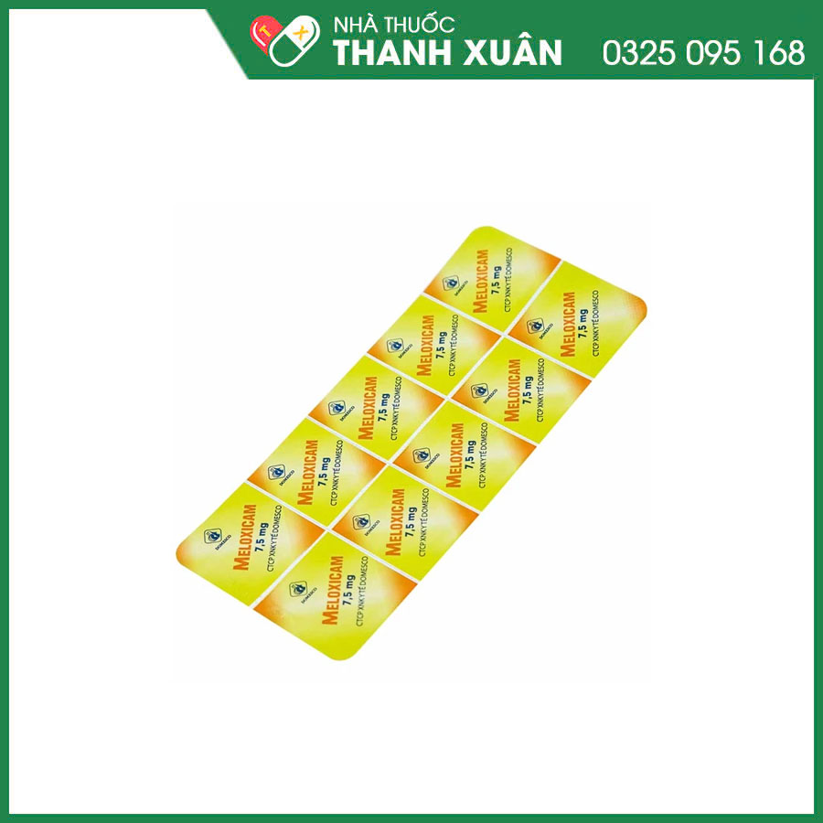 Meloxicam 7,5mg thuốc điều trị viêm xương khớp và viêm khớp dạng thấp